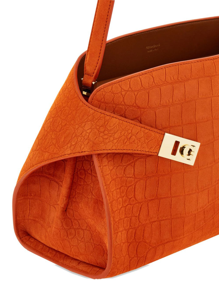 Ferragamo Bags Orange Outer: goat Skin