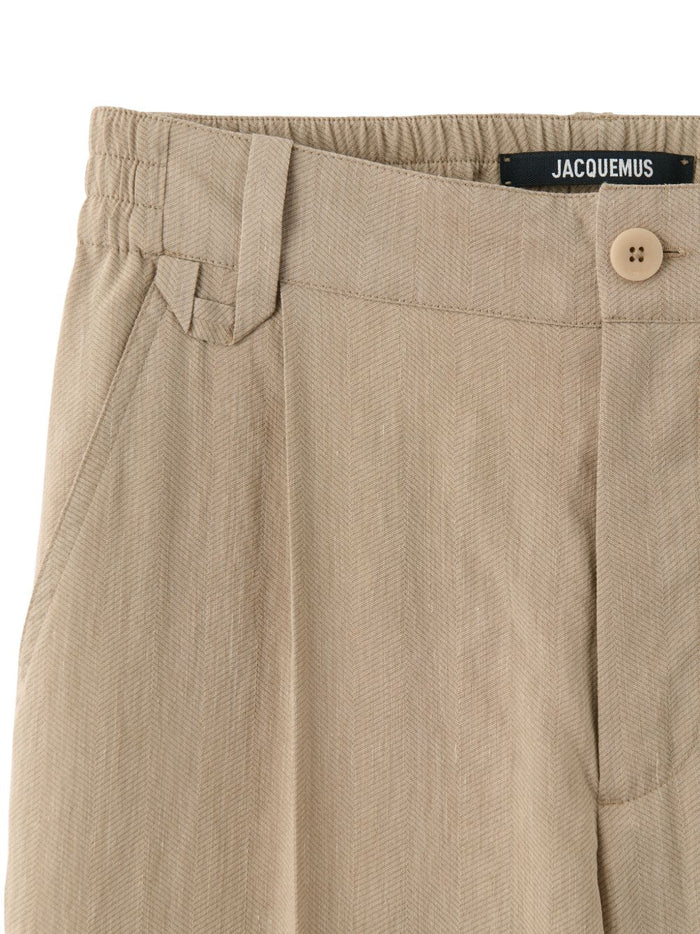 Jacquemus Trousers Beige