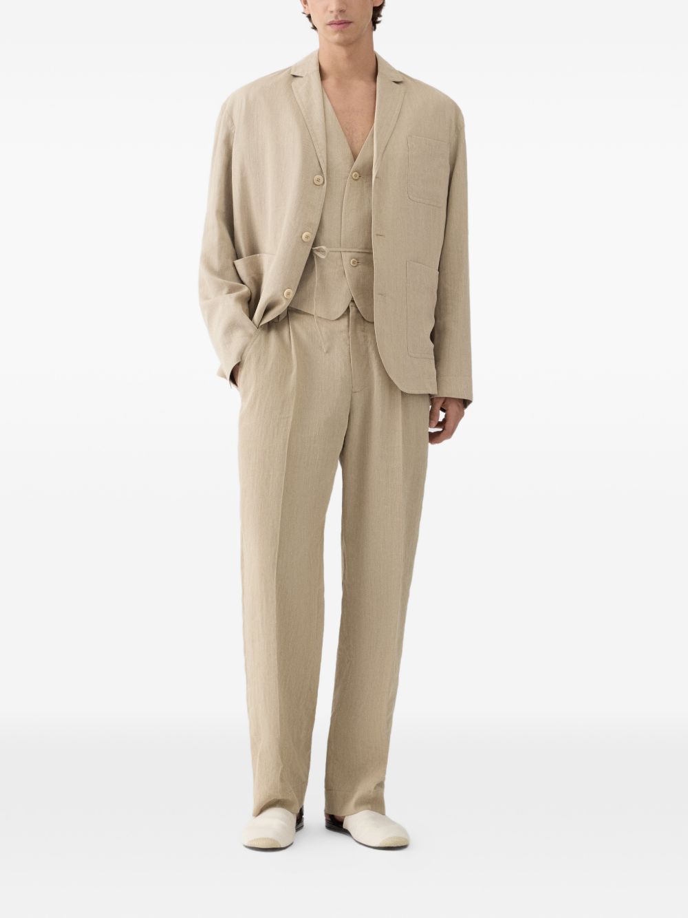 Jacquemus Trousers Beige