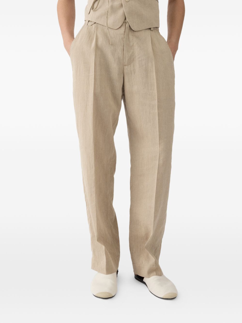 Jacquemus Trousers Beige