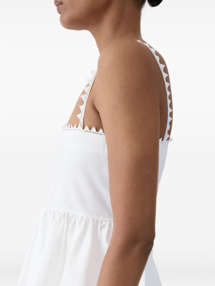 JACQUEMUS Top White Principal:cotton
