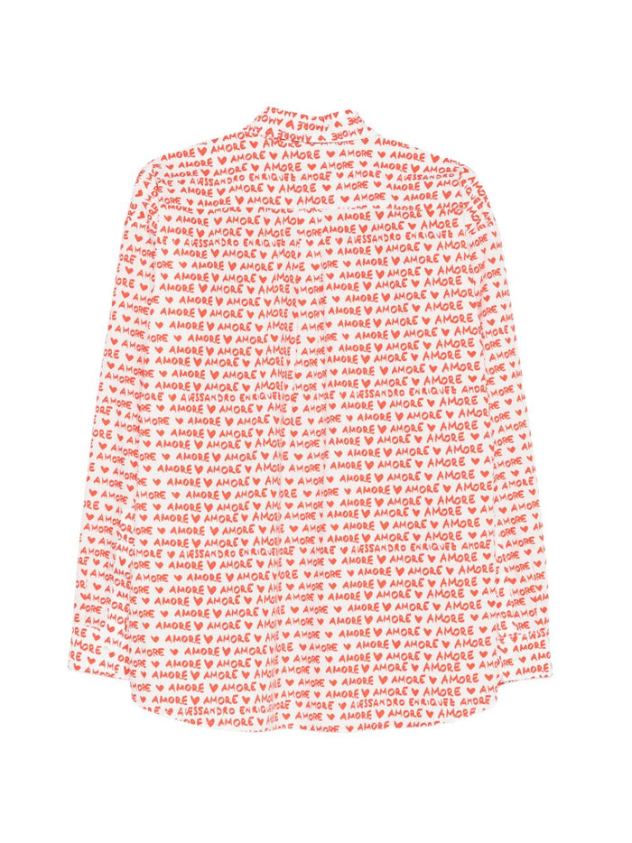 ALESSANDRO ENRIQUEZ Shirts Red Cotton