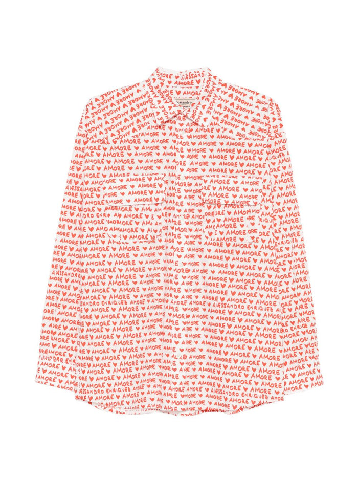 ALESSANDRO ENRIQUEZ Shirts Red Cotton