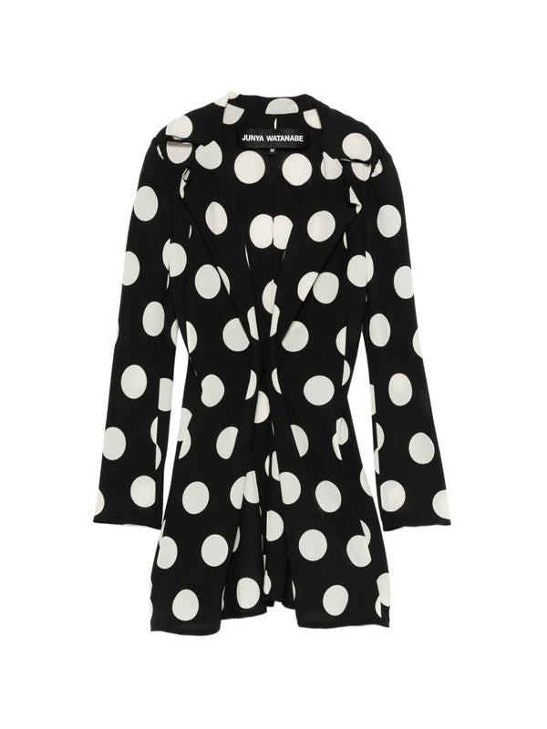 Junya Watanabe Dotted single-breasted jacket