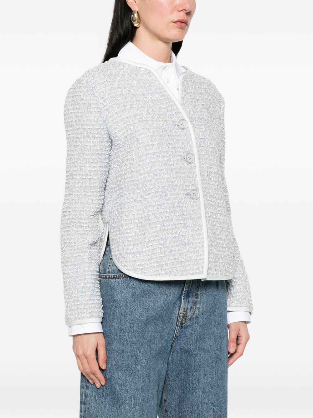 Emporio Armani Jackets Grey Virgin Wool