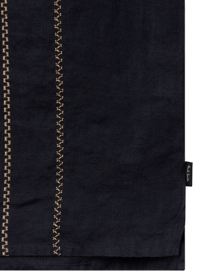 Paul Smith Shirts Blue Linen/flax