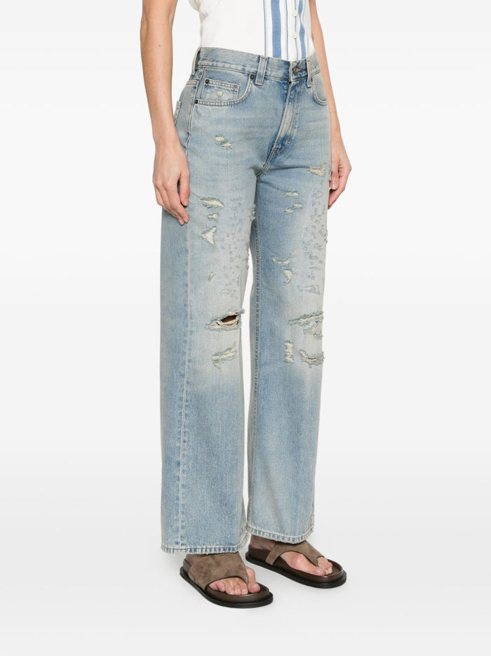 Haikure Jeans Clear Blue Organic Cotton