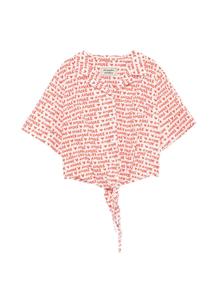 ALESSANDRO ENRIQUEZ Shirts Red Cotton