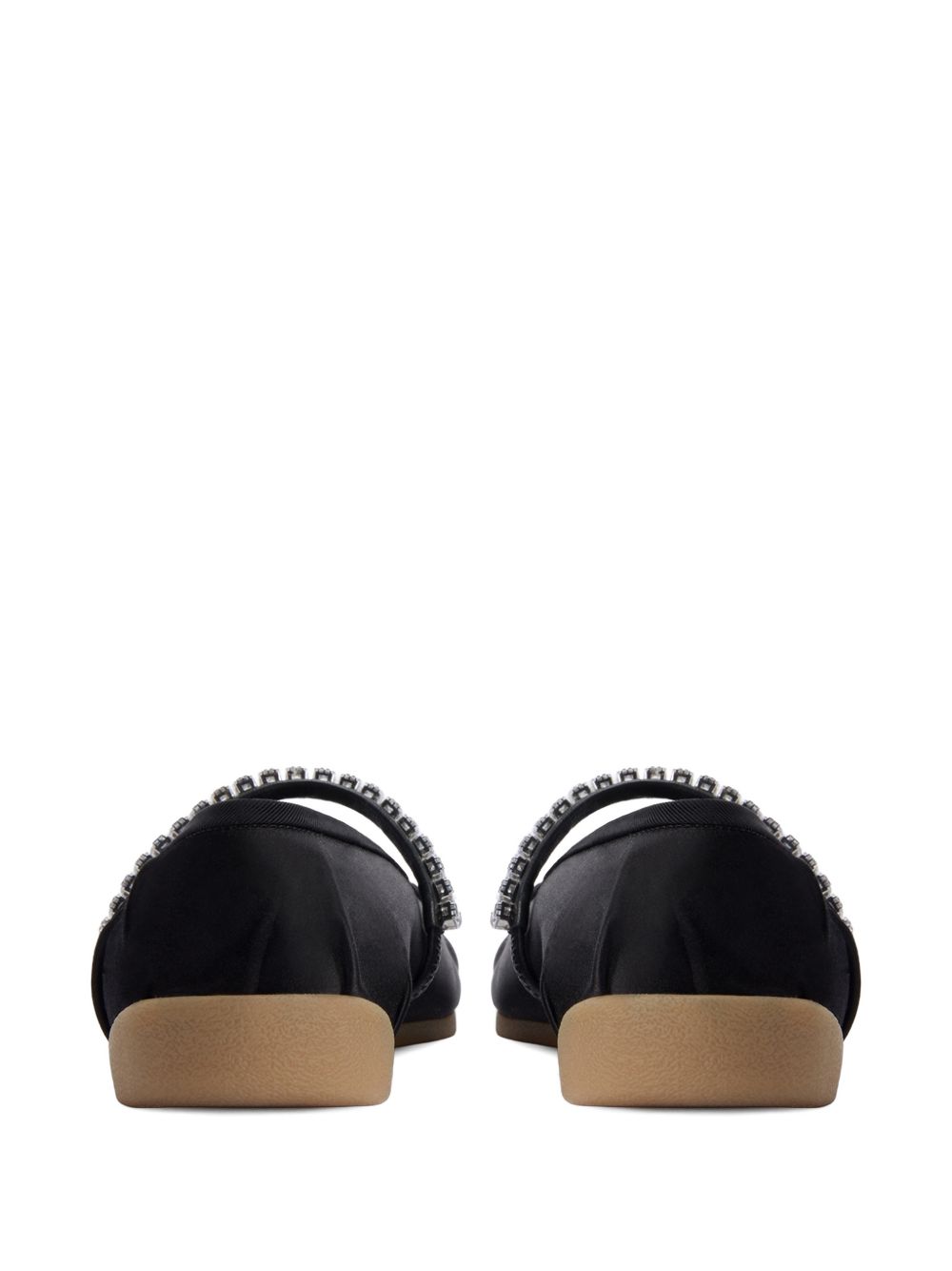 Giuseppe Zanotti Flat shoes Black Viscose Silk