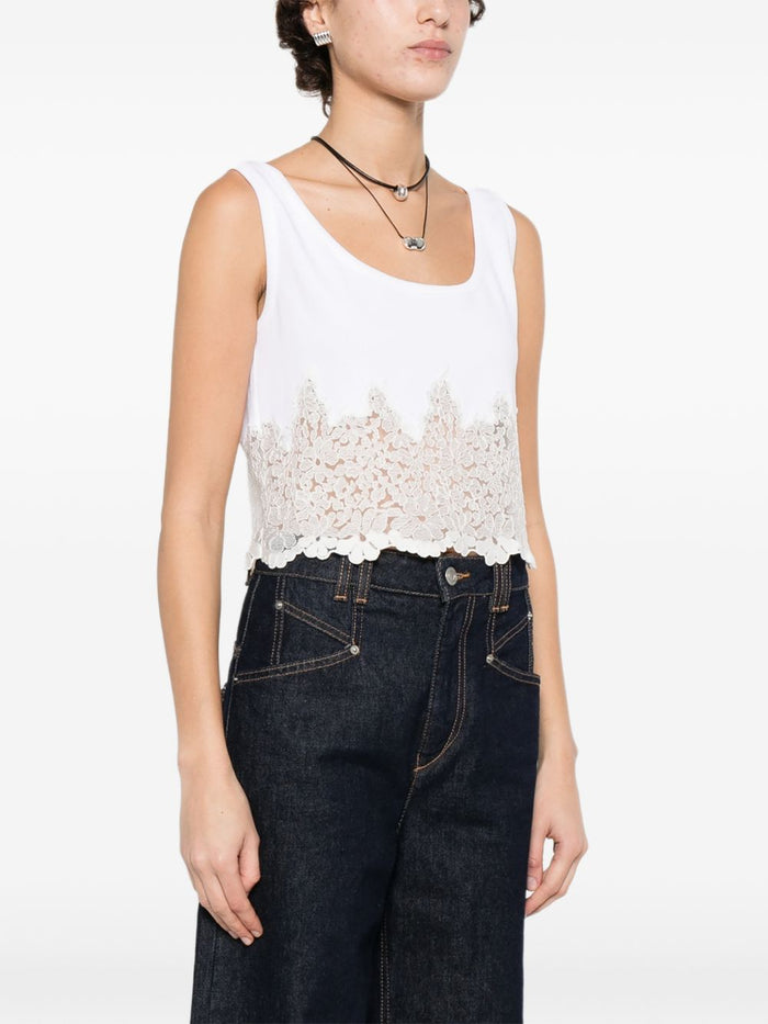 Ermanno Scervino Top White Cotton