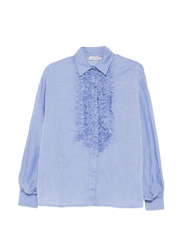 Sosue Shirts Blue Cotton