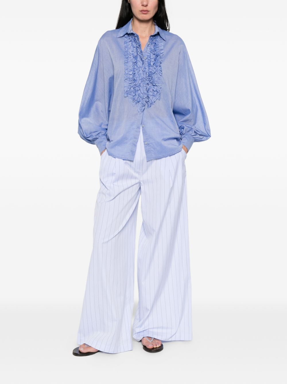Sosue Shirts Blue Cotton
