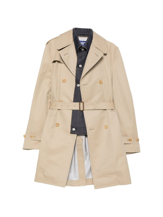 Junya Watanabe Coats Beige Cotton