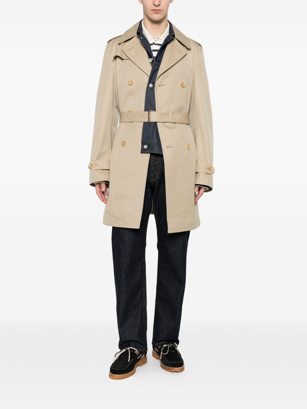 Junya Watanabe Coats Beige Cotton