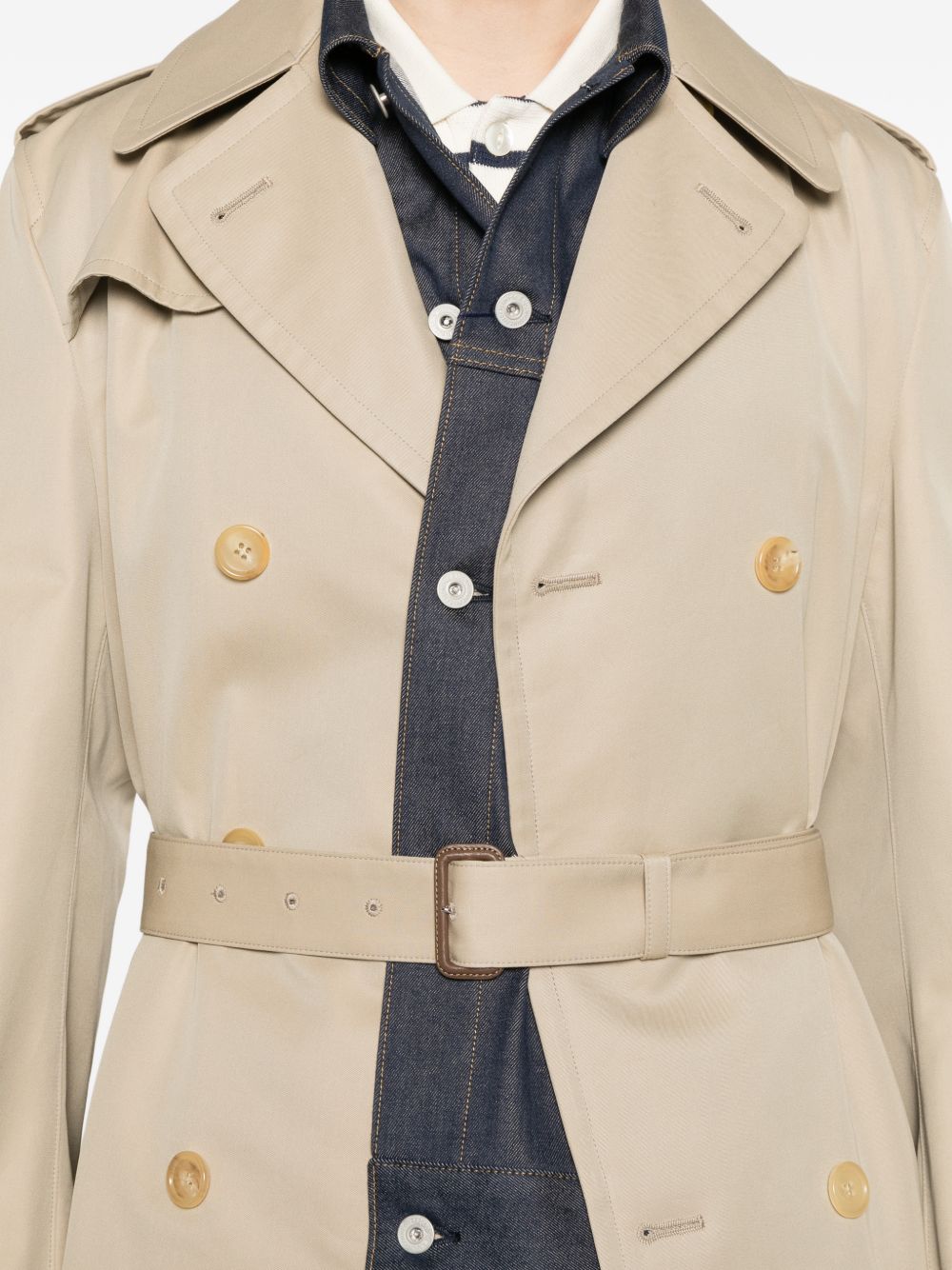 Junya Watanabe Coats Beige Cotton