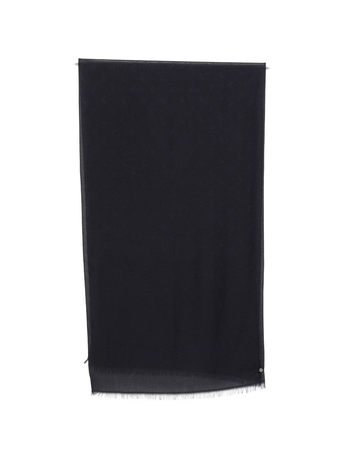 Emporio Armani Scarfs Blue Cotton