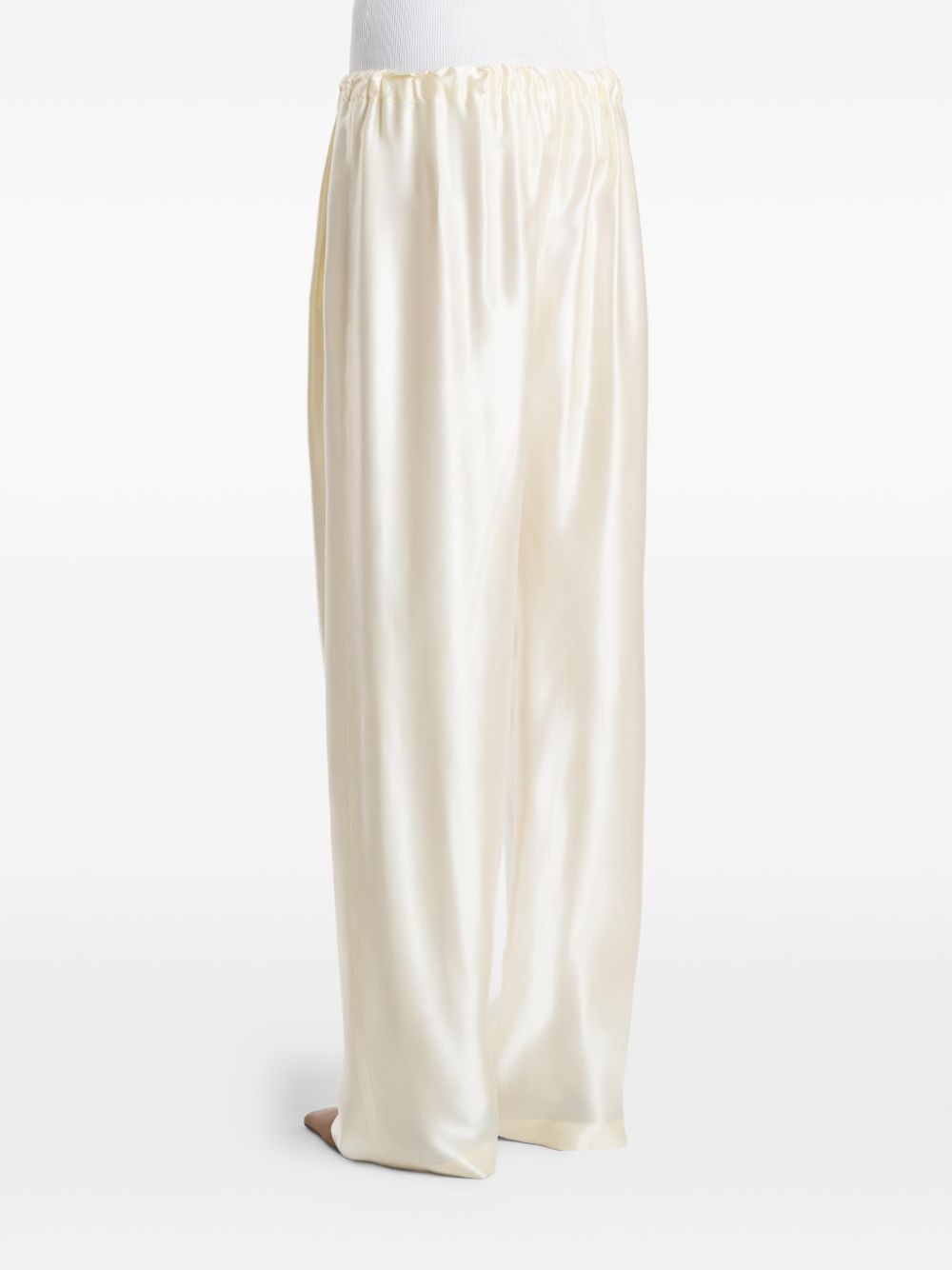 KHAITE Trousers Beige Viscose