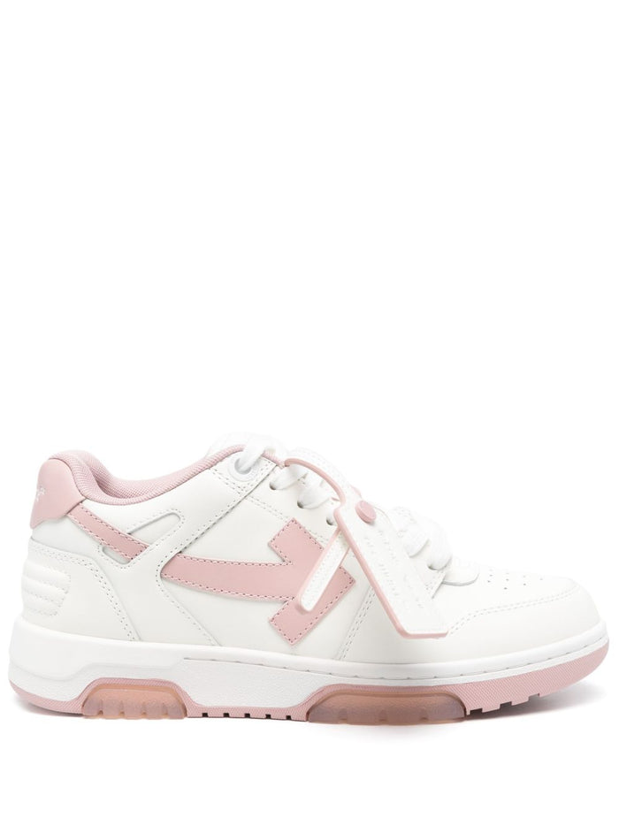 Off White Sneakers Pink "outer: Leather