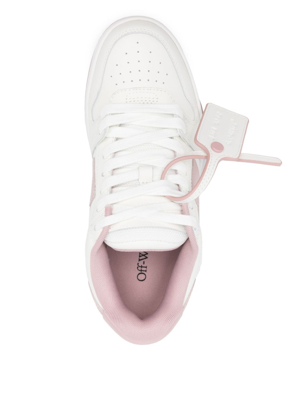 Off White Sneakers Pink "outer: Leather