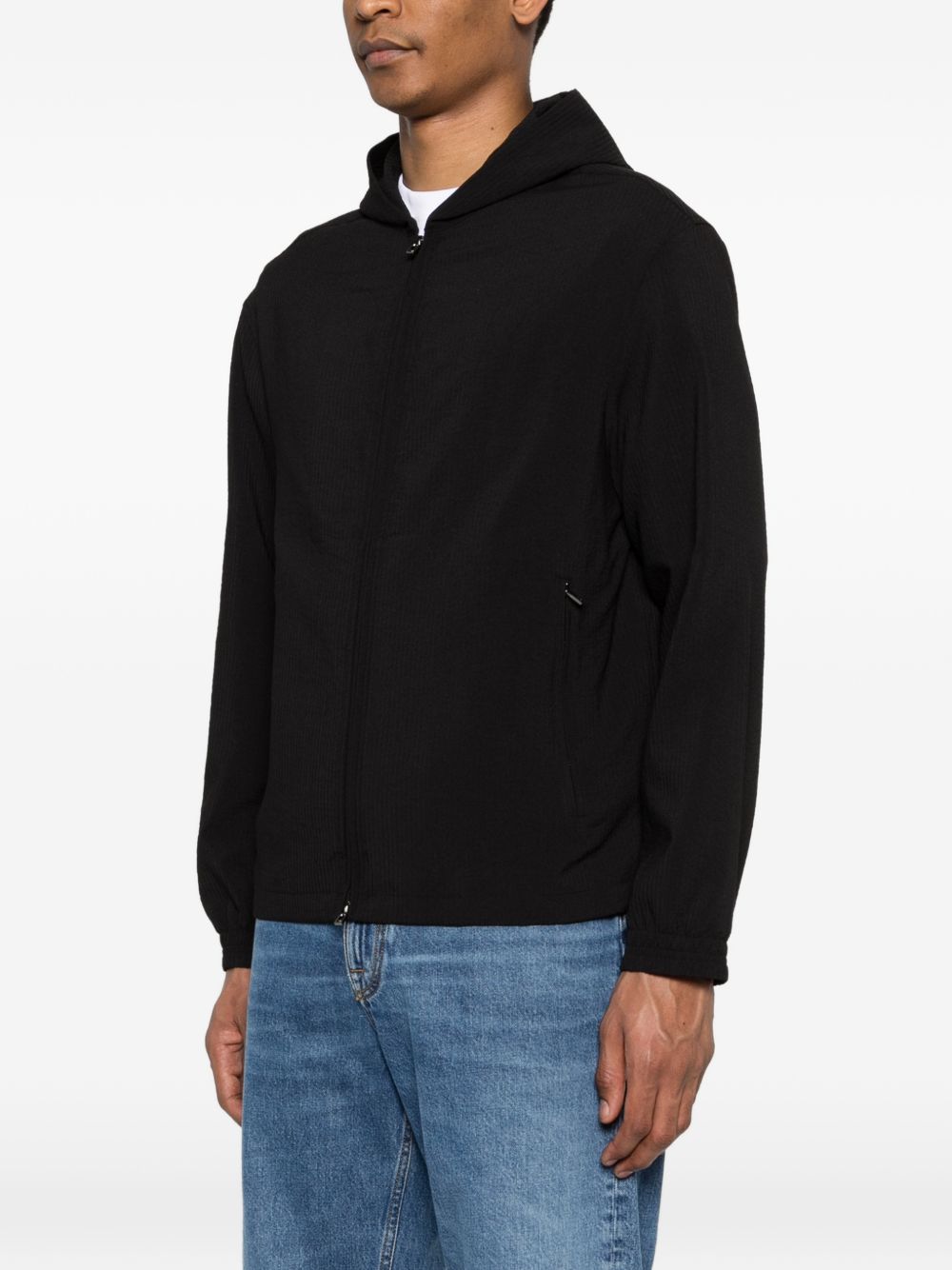 Emporio Armani Coats Black Polyester