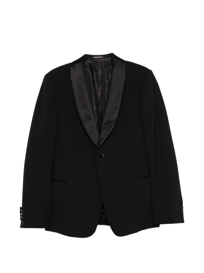 Emporio Armani Suit Black Virgin Wool