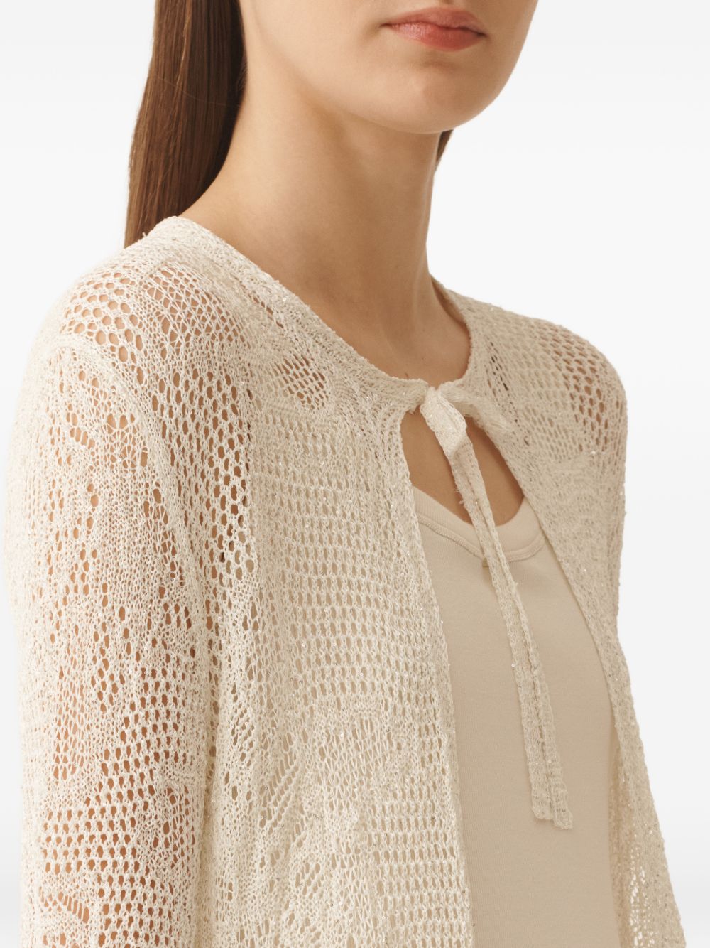 Fabiana Filippi Sweaters White Fabric