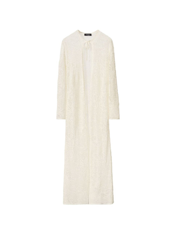 Fabiana Filippi Crochet long cardigan