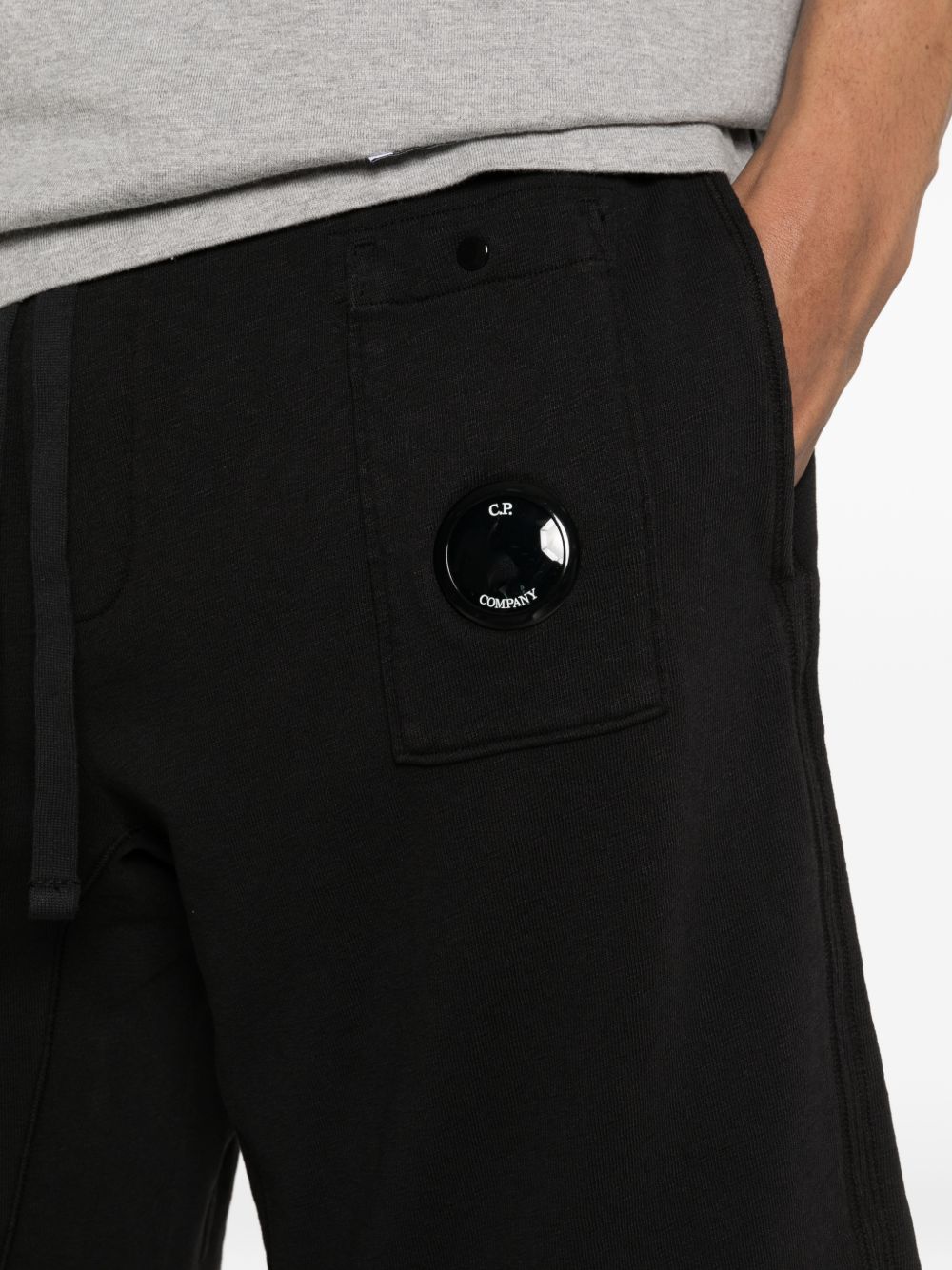 C.P. COMPANY Shorts Black Cotton