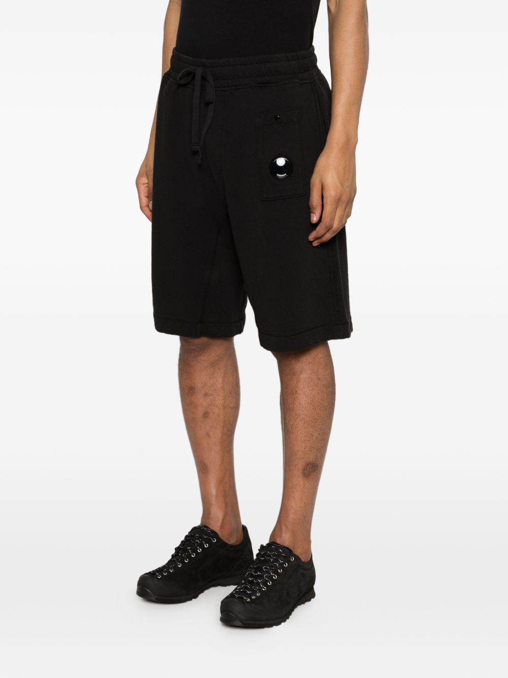 C.P. COMPANY Shorts Black Cotton