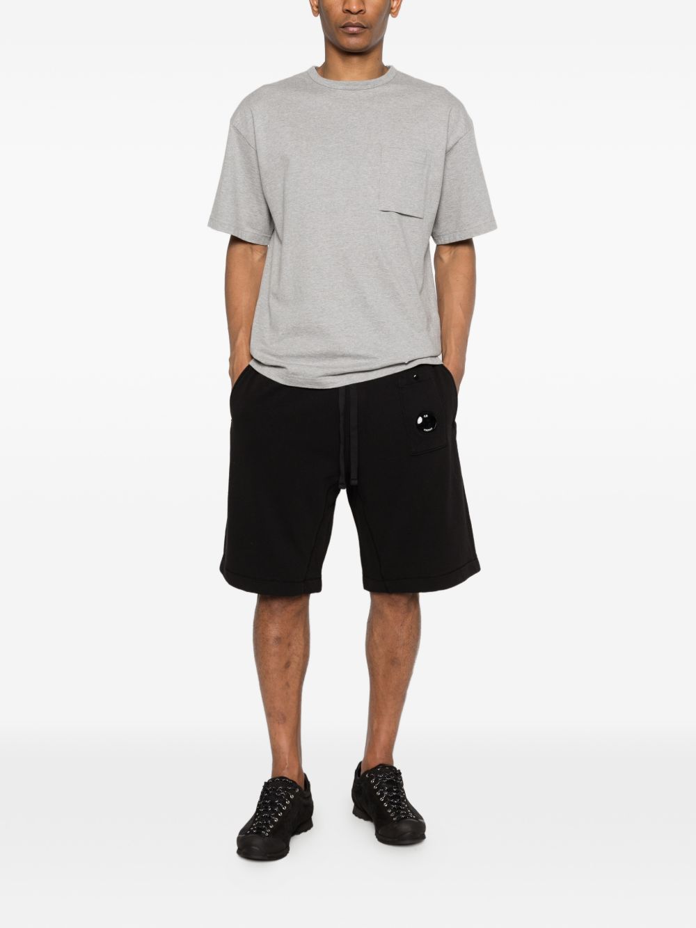 C.P. COMPANY Shorts Black Cotton