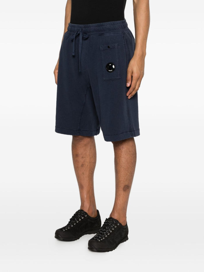 C.P. COMPANY Shorts Blue Cotton