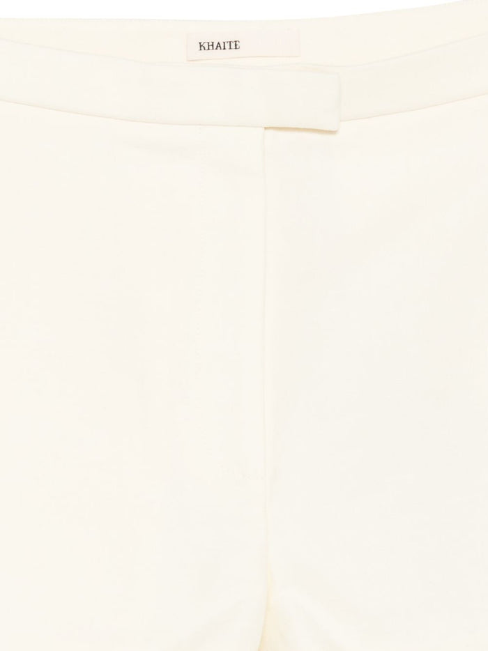 KHAITE Shorts Beige Linen/flax