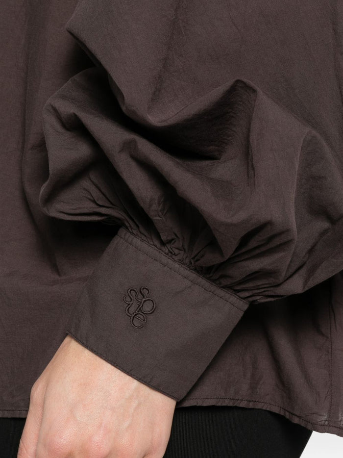 SOSUE Shirts Brown Cotton