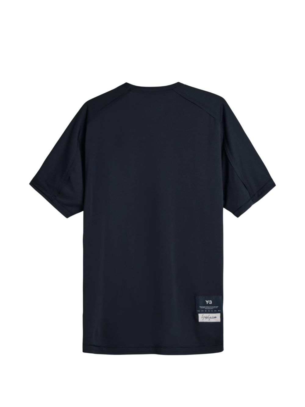 Y-3 T-shirts and Polos Black Recycled Polyester
