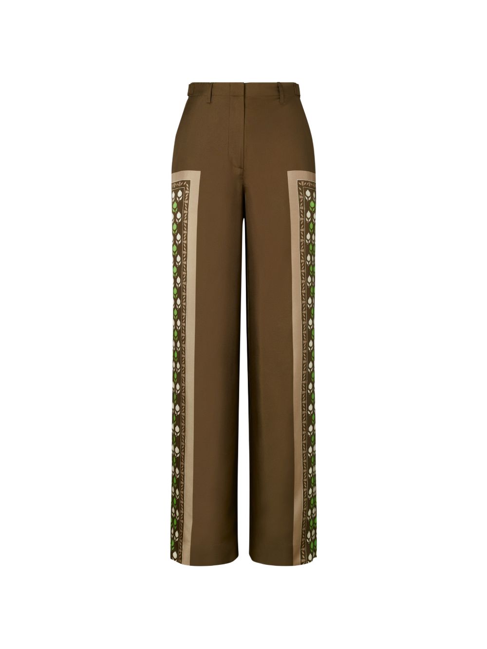 Tory Burch Trousers Brown Silk
