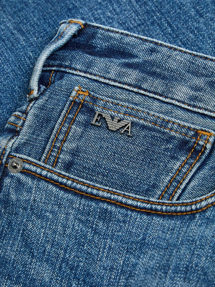 Emporio Armani Jeans Blue Cotton