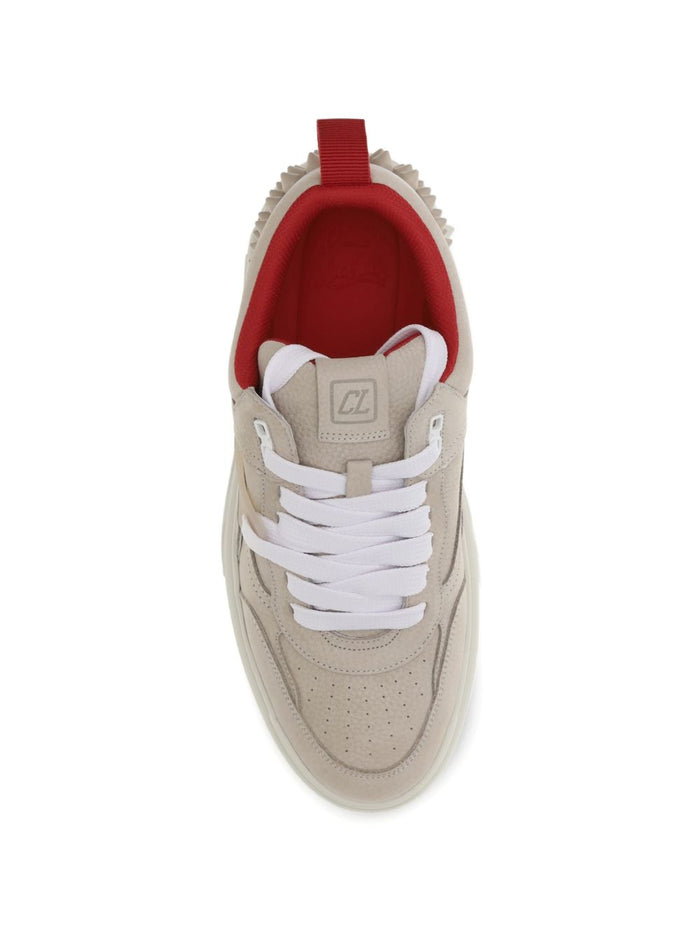 Christian Louboutin Sneakers Beige Calf Leather