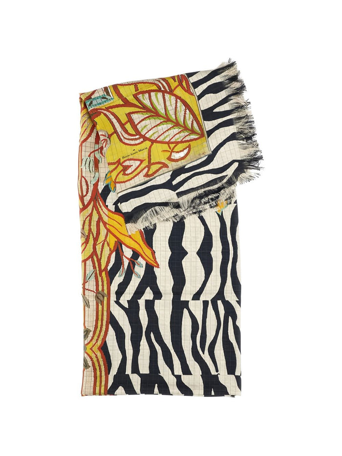 Pierre Louis Mascia Scarfs Yellow Silk