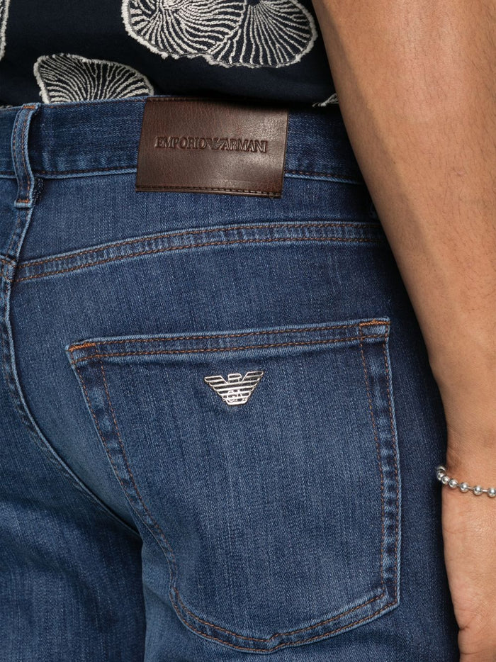 Emporio Armani Jeans Blue Elastane