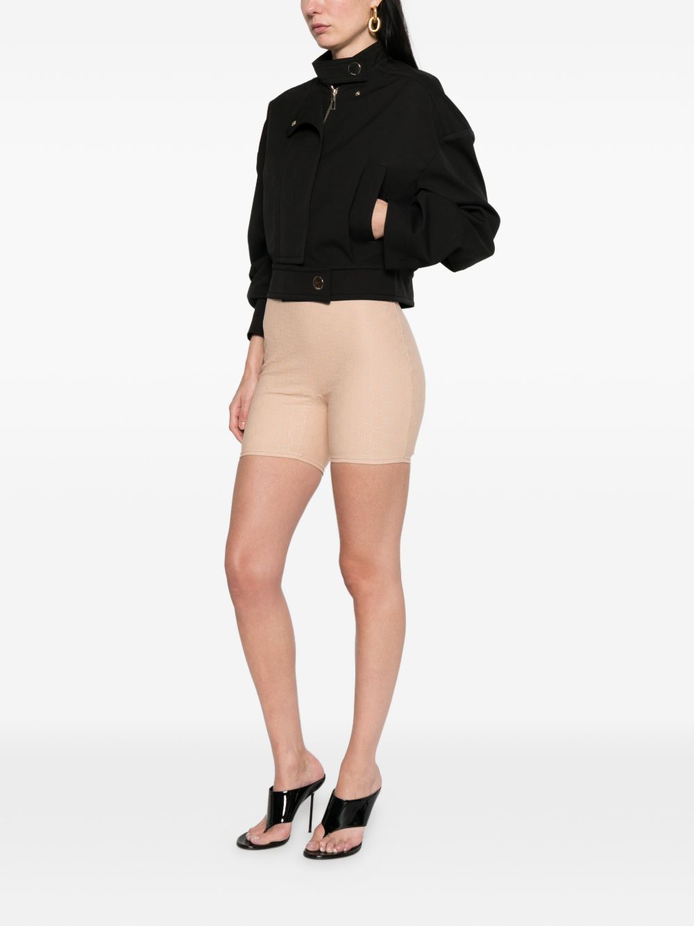 Gucci Shorts Beige Mix Polyamide