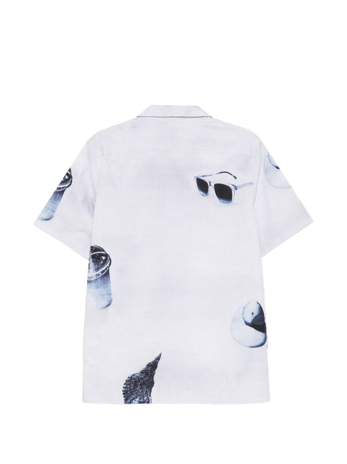 Paul Smith Shirts Grey Organic Cotton