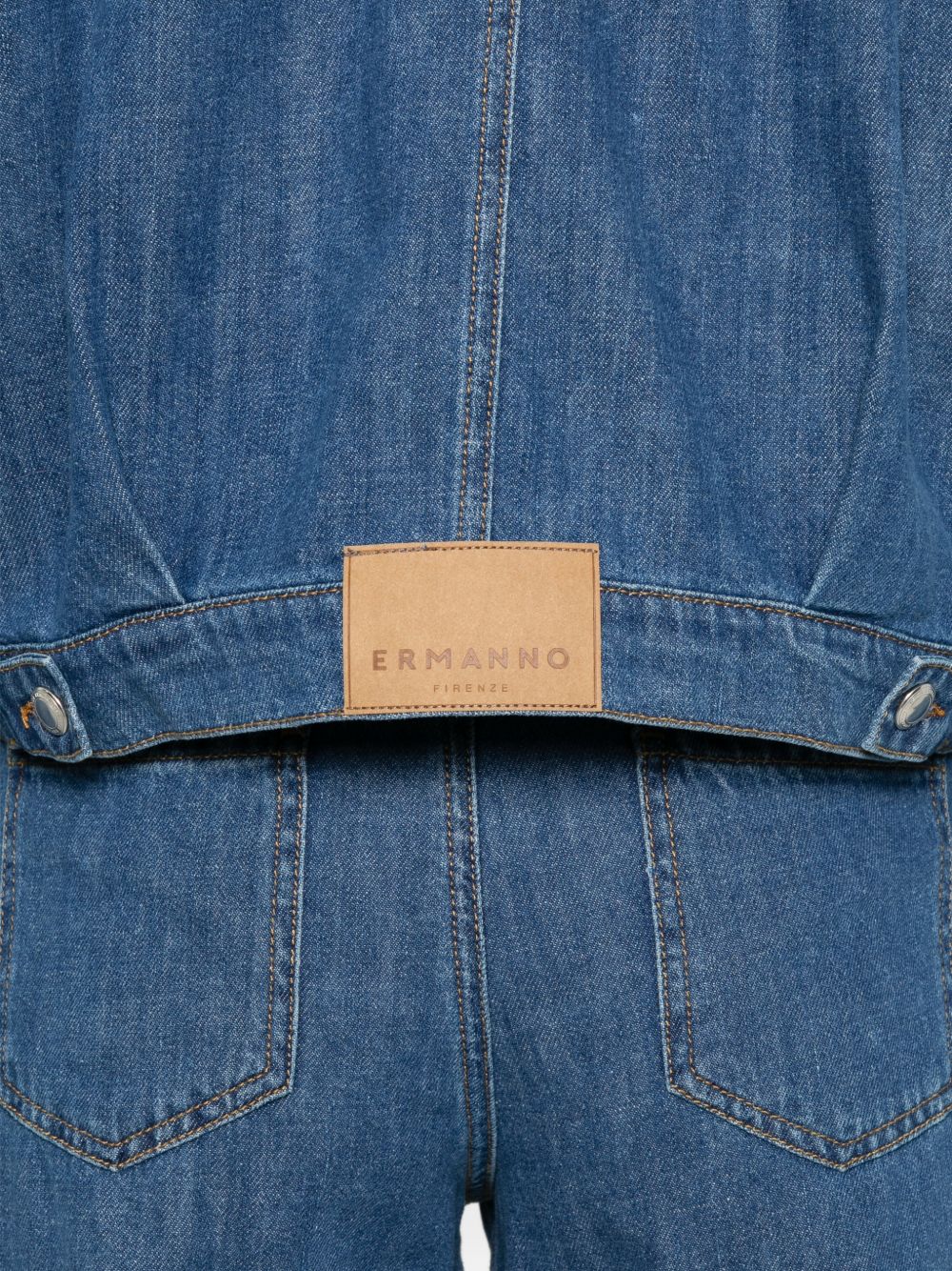 ERMANNO FIRENZE Coats Blue Cotton
