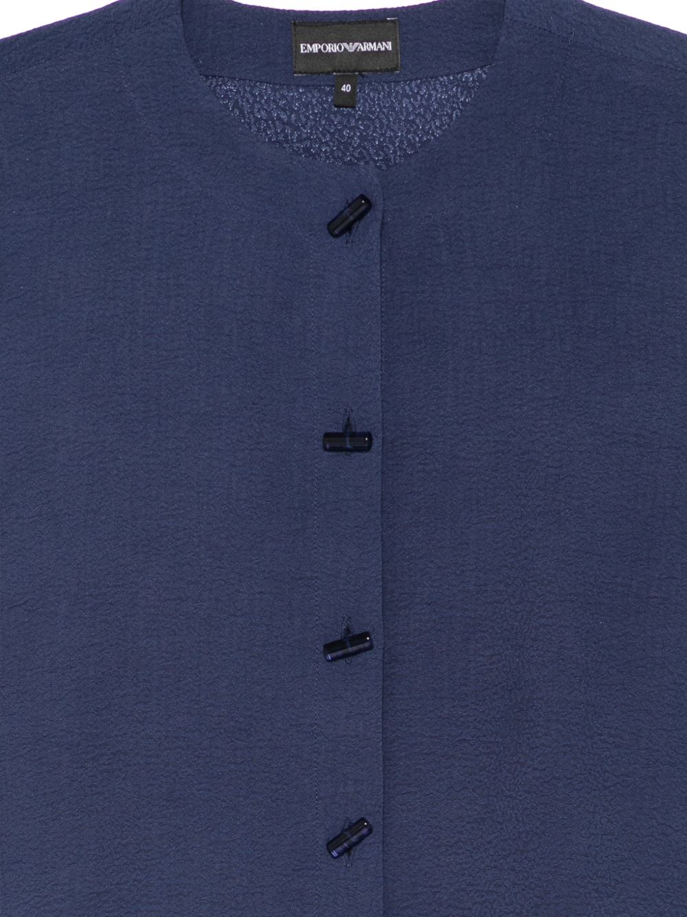 Emporio Armani Shirts Blue Viscose