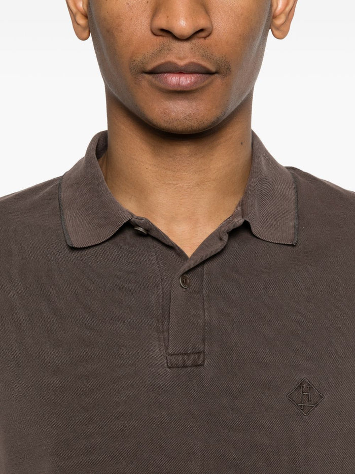 Herno T-shirts and Polos Brown Cotton