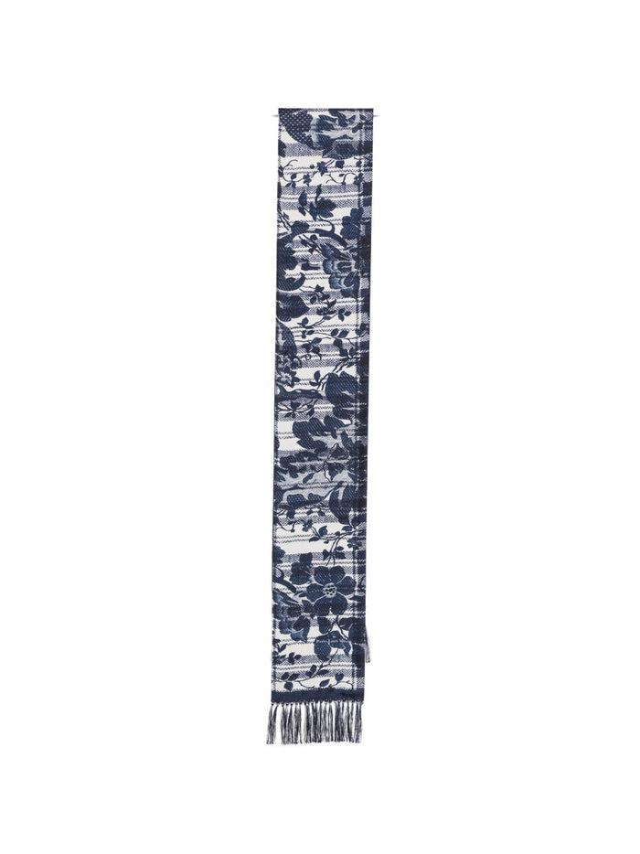 Pierre Louis Mascia Scarfs Blue Silk