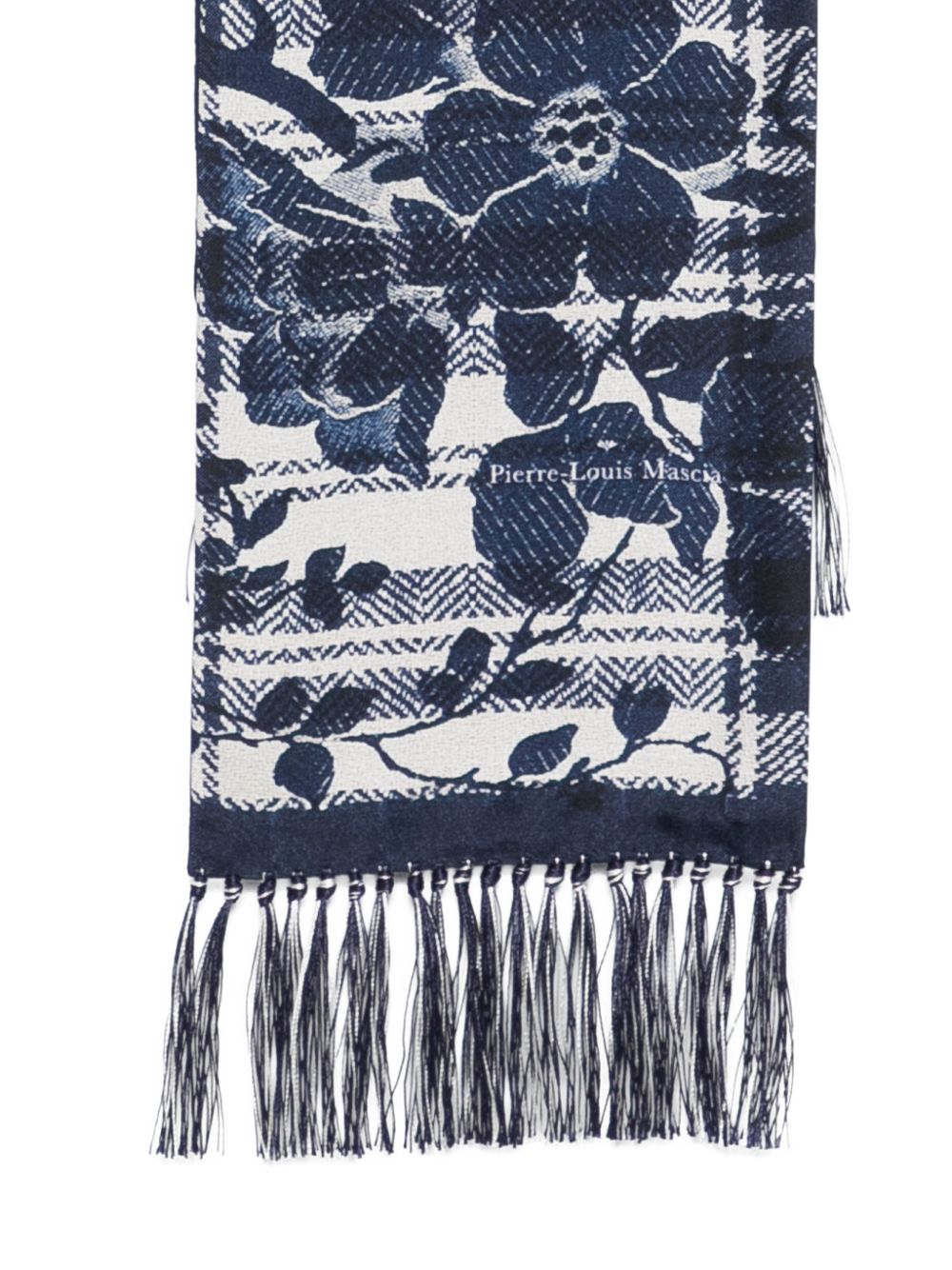 Pierre Louis Mascia Scarfs Blue Silk