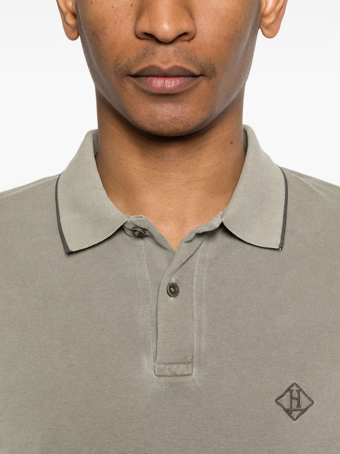 Herno T-shirts and Polos Green Cotton