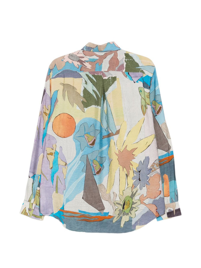 Paul Smith Shirts MultiColour Viscose