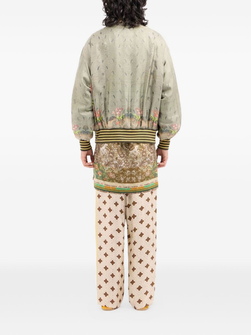 Pierre Louis Mascia Coats Kaki Silk