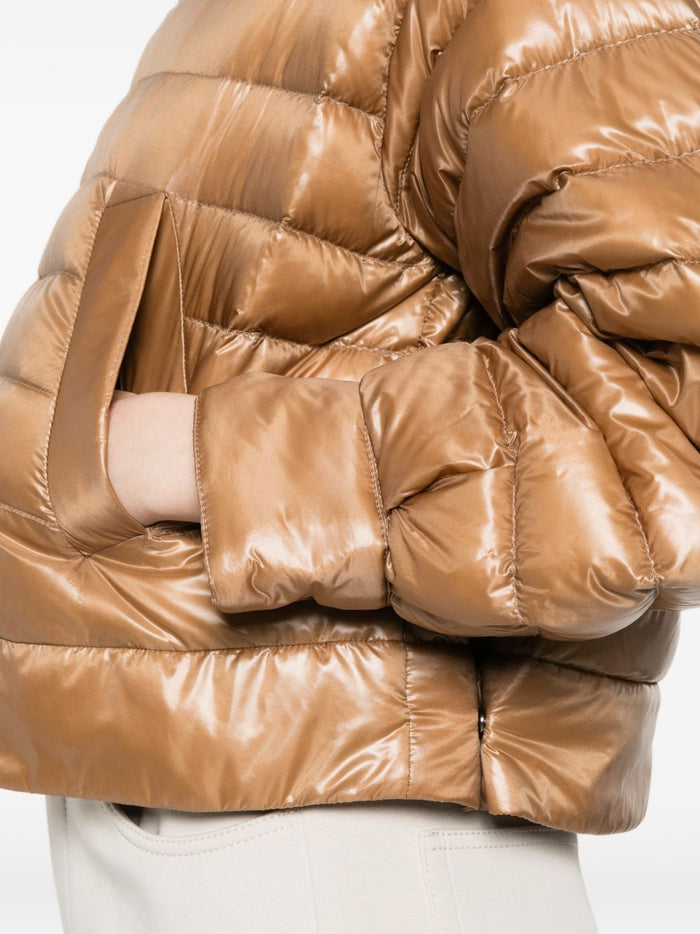 Herno Coats Camel Outer: polyamide